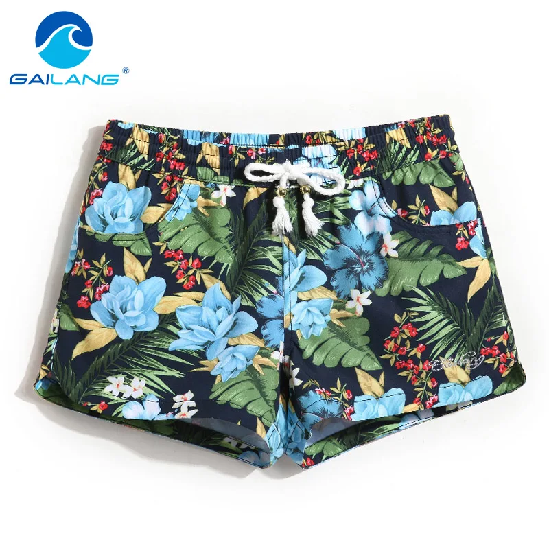 

Gailang Brand Women Board Shorts Beach Swimwear Swimsuits Short Bottoms Shorts Plus Large Size Summer Quick Drying Shorts Trunks
