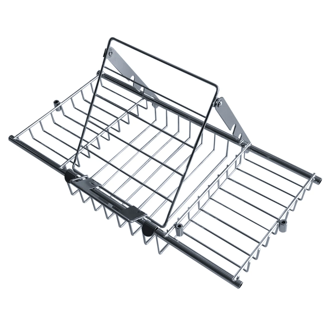 

Creative Bathroom Shelf Storage Rack Multi-function Reading Toiletries Storage Shelf - Silver