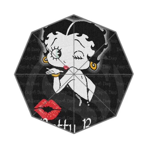 Горячая на заказ Betty Boop Лучший милый, симпатичный дизайн Портативный Модный стильный полезный складной зонтик#-efw1 - Цвет: Армейский зеленый