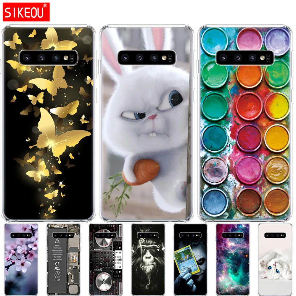 

For Samsung Galaxy S10 Case S10Plus Case Silicone TPU Cover Phone S10 E Case On For Samsung S10 Plus G975F S 10 SM-G973F Case
