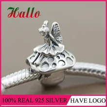 Украшения из серебра 925 пробы Лесная фея Рождественские Подвески подходят для браслета perles pour la fabrication de bijoux Подвески для изготовления ювелирных изделий