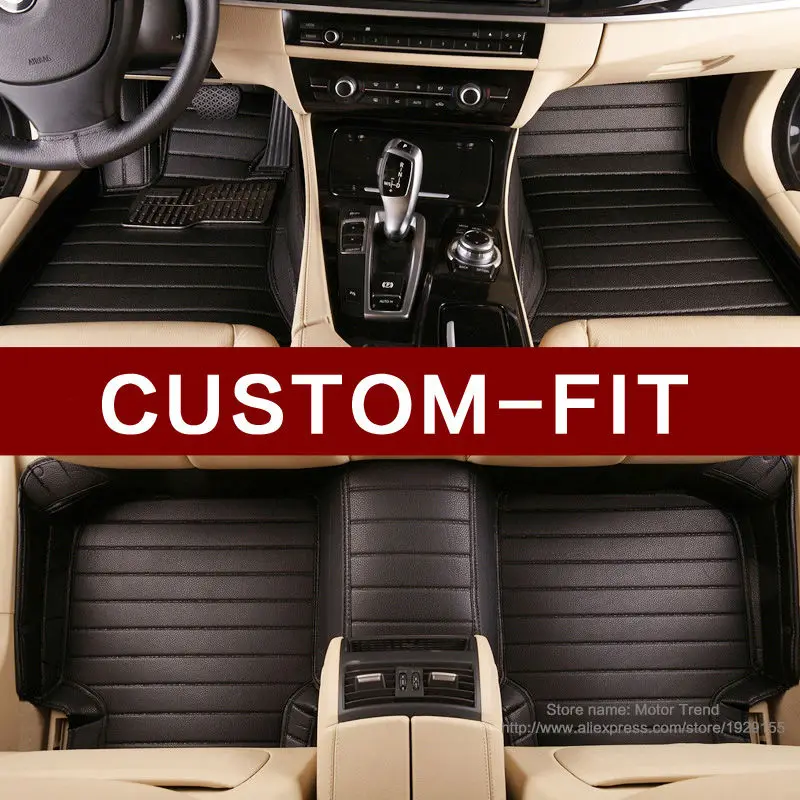 Custom Carpet Car Mats para caber Mercedes C-Class W204 Saloon automático 2007-2014
