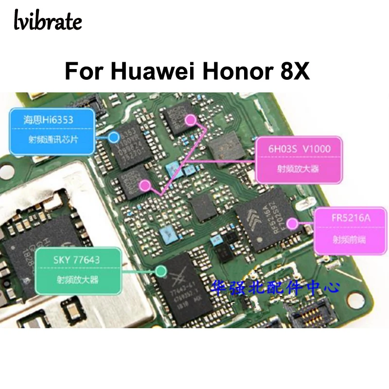 1 шт. для huawei Honor 8X BQ25601 USB зарядное устройство tristar ic HI1102 wifi плата HI6422 V200 мощность IC HI6363
