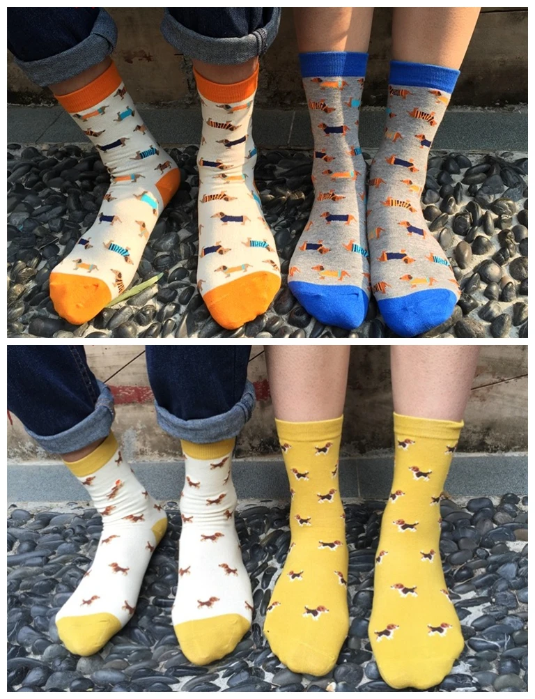 Online Get Cheap Sausage Dog Socks -Aliexpress.com Alibaba Group Foot 22-27cm 1lot=4pairs Short Socks Mini Dachshund Puppy Sausage Beagle Dogs Dog Beige Blue Ash Pet Hound Family Home Cozy Four - Online Get Cheap Sausage Dog Socks -Aliexpress.com Alibaba Group