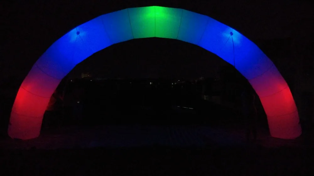 led light inflatable balloon arch for party & wedding decorationsin