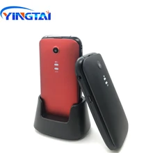 YINGTAI T21 3g MTK6276 флип для старшего телефона большая клавиатура/кнопки SOS 800 мАч 2,4 дюйма с настольным зарядным устройством раскладушка для мобильного телефона