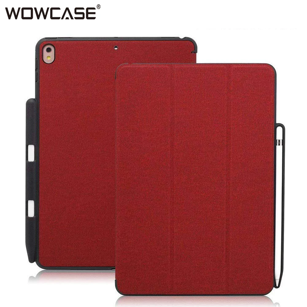 WOWCASE красный карандаш держатель Чехол для iPad Pro 12,9 2017/2015 чехол Модный кожаный флип умный сон Авто Пробуждение крышка протектор