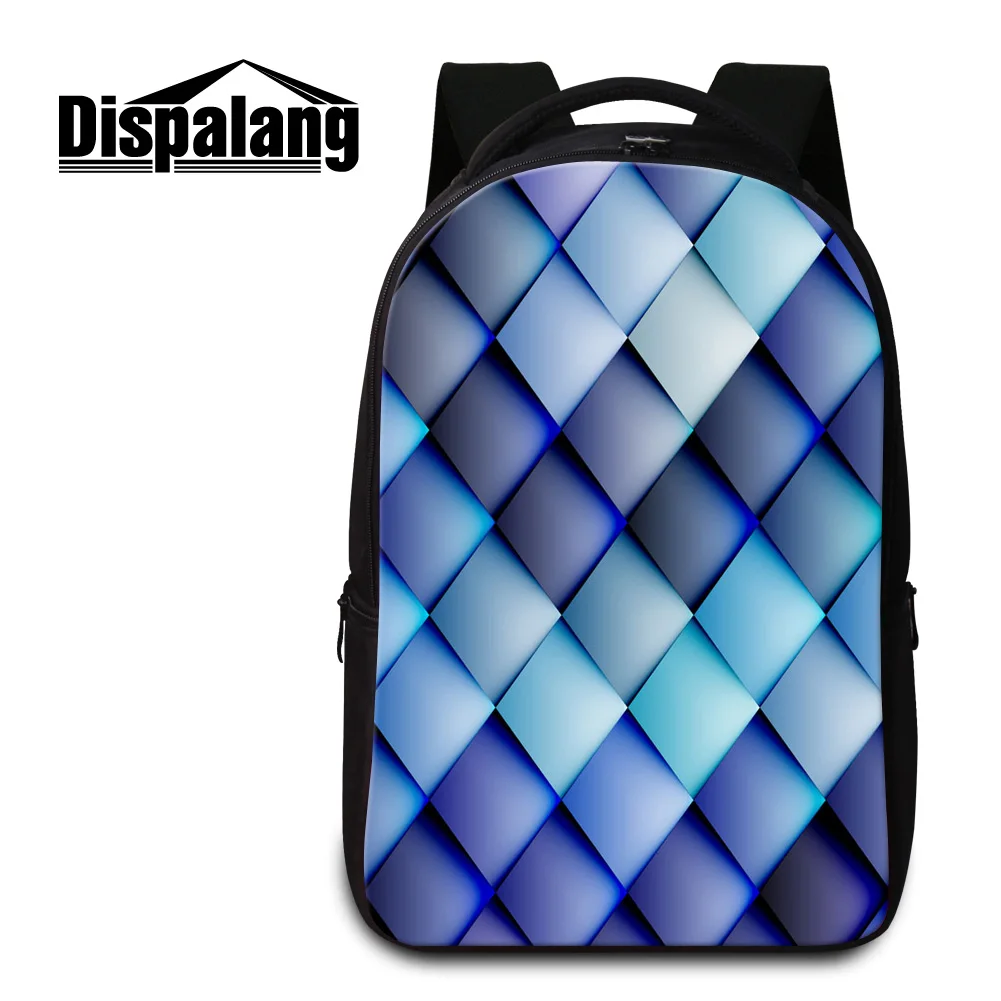 Dispalang 3D print plaid women backpack for teenage girls large capacity school bookbags for students men's new laptop backpacks bookbags-for-girls : image Dispalang 3D print plaid women backpack for teenage girls large capacity school bookbags for students men's new laptop backpacks bookbags-for-girls