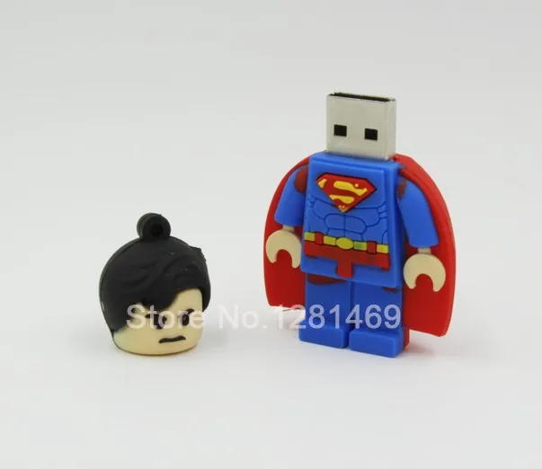 Real F U LL емкость карту флэш-памяти с интерфейсом USB Superman мультфильм привод Memory 2 ГБ 4 ГБ U диск 8 GB 16 ГБ 32 ГБ накопитель флешки