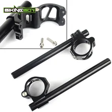 BIKINGBOY 1 пара Алюминий сплав 41 мм Разделение Клип Ons руль для Yamaha YZF 600 750 1000 R TDM 850 FZR 750 1000 XVS 650 V-Star