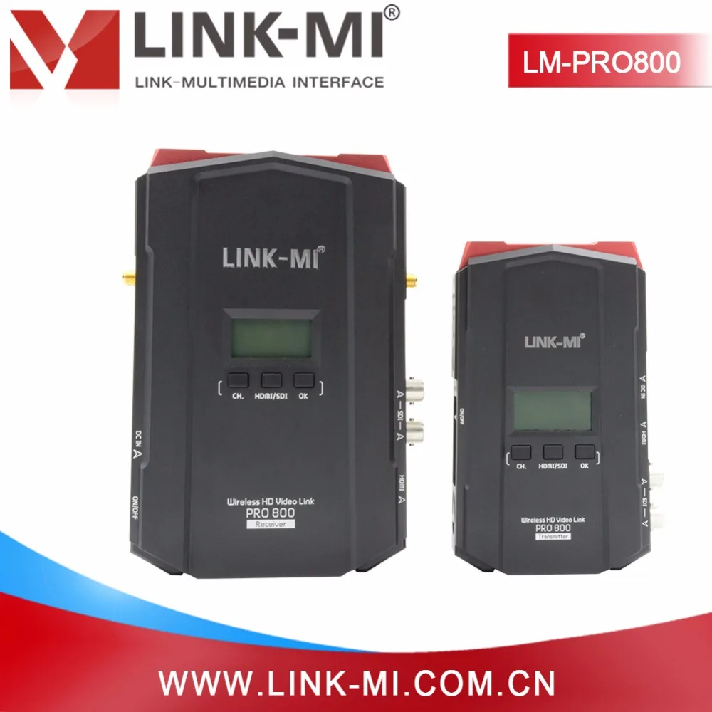 LINK-MI LM-PRO800 длинный диапазон 800 м/2625ft 5,8 ГГц WHDI палка HDMI SDI Беспроводная HD передача видео