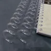 A4 48 Hole Transparent Loose-leaf Plastic Binding Ring Single Coil Spring Spiral Rubber Punch Ring For Notebook School Supplies ► Photo 1/5