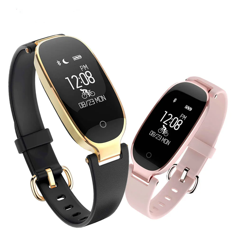 

S3 Smart Wristbands Fitness Bracelet Heart Rate Monitor Fitness Bracelet Band Gift to Lady for IOS Android Phone