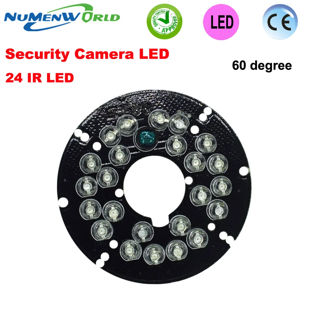 Free Shipping New 24pcs IR Leds board Infrared IR Board for Security