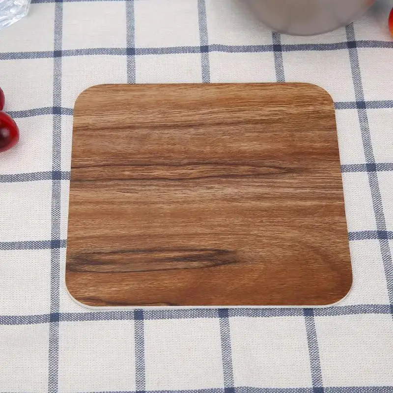 Wood Placemat Tea Cup Mat Coffee Mug Nordic Style Table Decoration Bowl Disc Mats Pad for home Table Decor