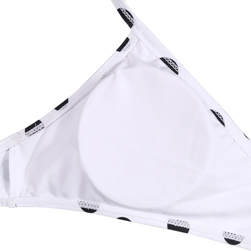 Модный сексуальный крестообразный бандаж винтажный горошек глубокий v-образный вырез пуш-ап нижнее белье Горячая Распродажа бюстгальтер