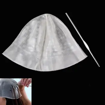 

Reusable Hair Color Caps Hair Coloring Hairdressing Highlighting Dye Cap Hook Frosting Hair Style Styling Tools