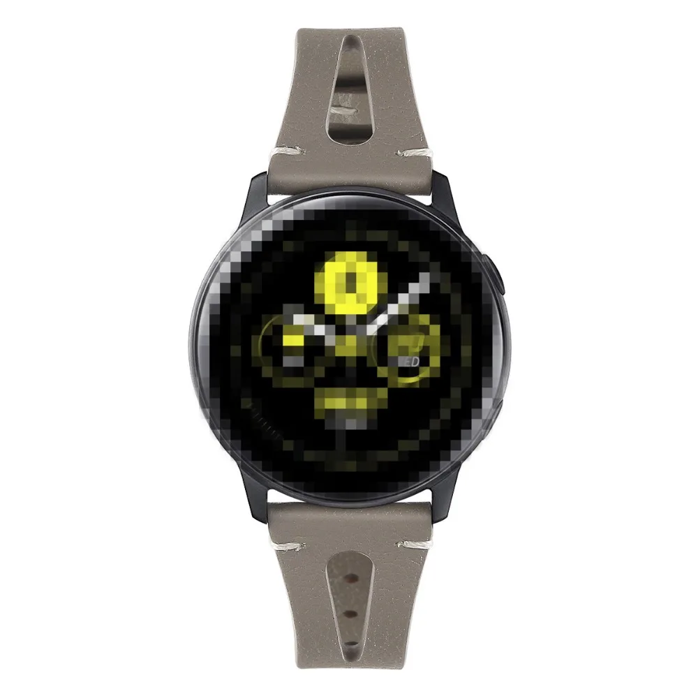 COMLYO кожаный ремешок для samsung Galaxy Watch активный 20 мм сменные полосы наручные часы