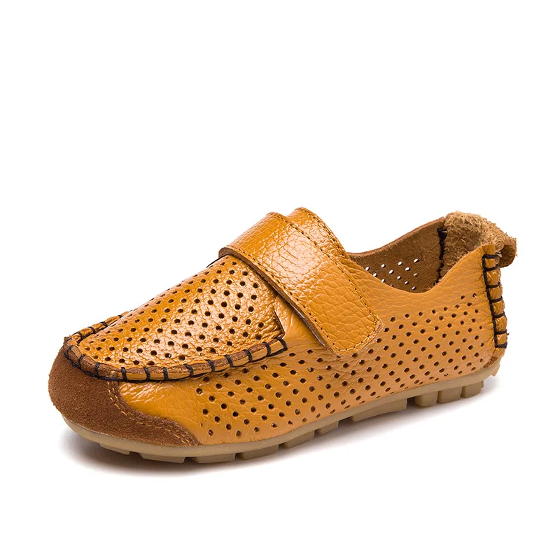 

NEXTAR breathable children leather shoes new arrival school shoes for boys hollow out design girls shoes 2019 buty dzieciece