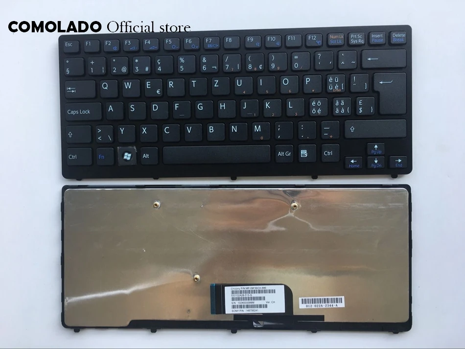 SW Swiss Keyboard For Sony Vaio VPC-CW VPC CW VPCCW CW16EC CW18FC CW26EC CW28EC CW2S3C CW2S6C Black with frame keyboard SW Swiss Keyboard For Sony Vaio VPC-CW VPC CW VPCCW CW16EC CW18FC CW26EC CW28EC CW2S3C CW2S6C Black with frame keyboard