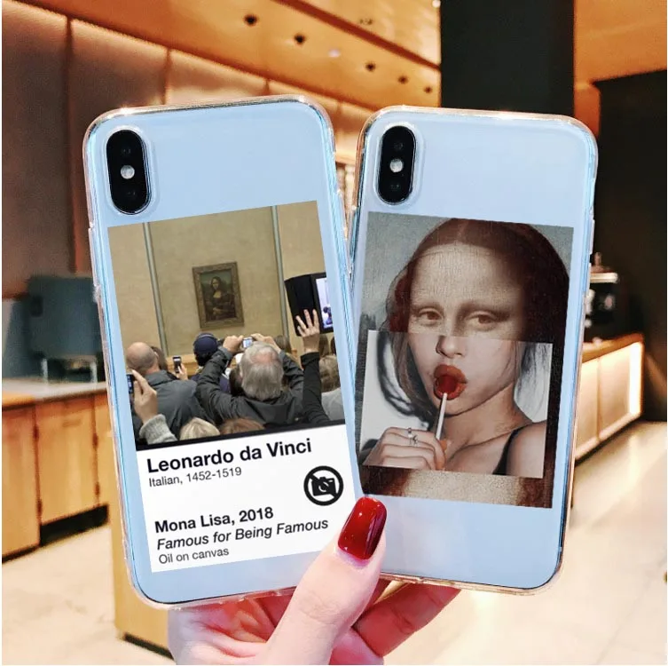 

The Birth Of Venus Soft Phone Case for iPhone X SE 5 5S 6 6S Plus 7 7 Plus XR XS MAX funny Spoof Art Cover For iPhone X 8 8Plus