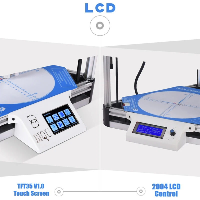 BIQU 3d принтер Kossel Plus/Pro Автоматическое выравнивание BLTOUCH 2004LCD/TFT35 сенсорный экран PLA нити Reprap Delta принтер металлический DIY