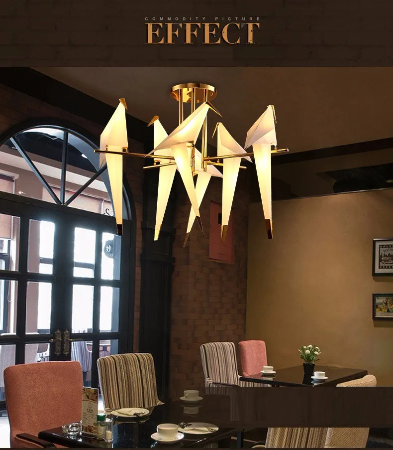 Modern Love Bird Led Light Bar Romantic Style Light Restaurant