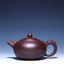 350 мл Исин фиолетовый глиняный горшок большой Ёмкость Zisha горшок сырой руды zi грязи Винтаж Посуда для напитков офисные Чай церемонии Чай чайник отправлен друзей