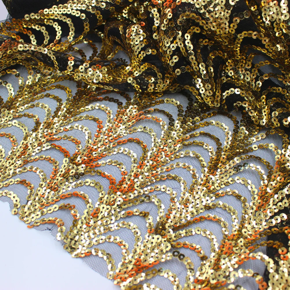 sequin and lace
