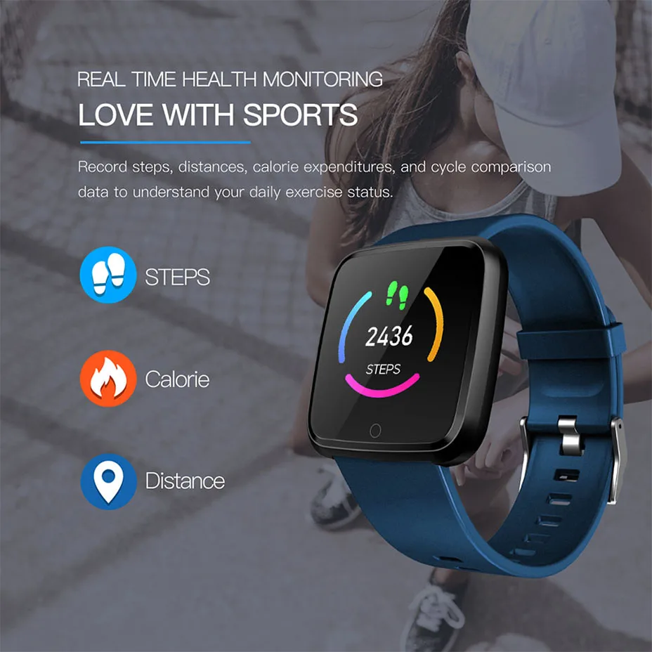 COLMI Smartwatch Waterproof Wearable Device Heart Rate Monitor Blood Pressure Oxygen Color Display Smart Watch For Android IOS