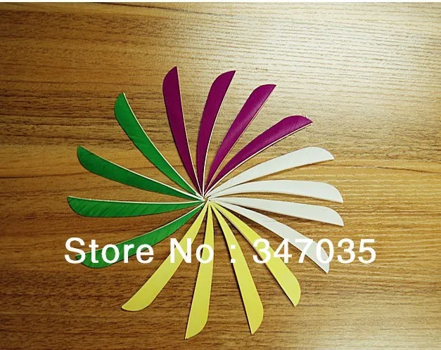 

4 "красочное перо индейки, оптовая продажа, 500 шт./лот, травление, специально для стрельбы из лука, стрелы для улицы, охоты