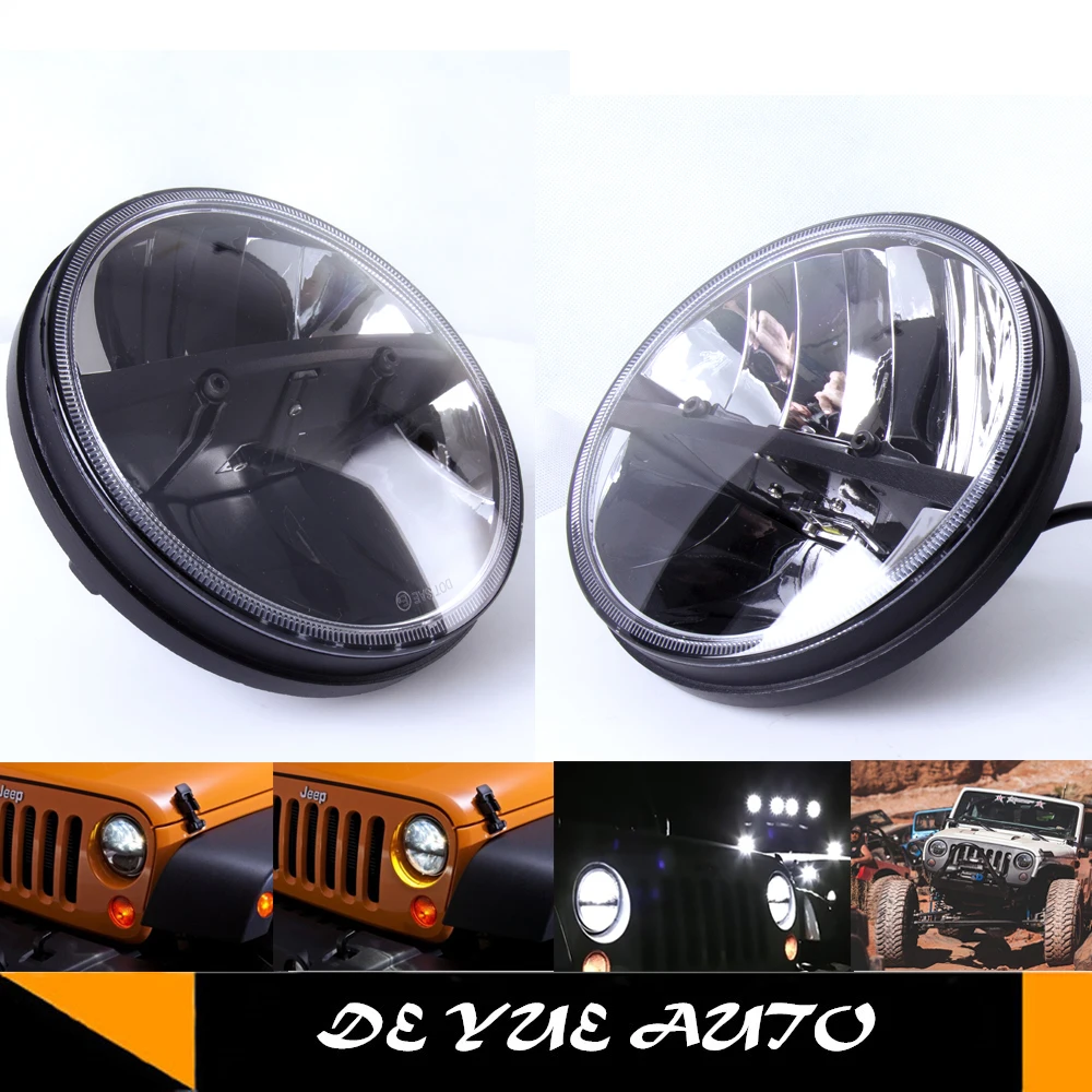 Для 2003 2009 Hummer H2 04 Santana PS10 65W Водонепроницаемая 7 дюймовая фара с дальним и ближним