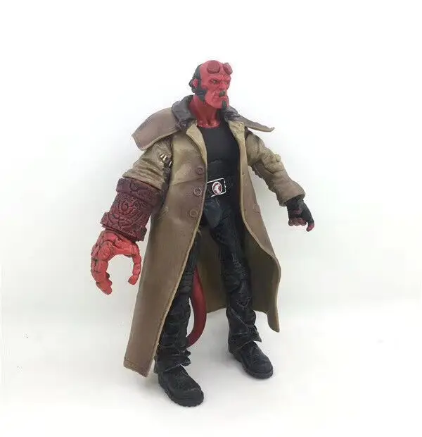 7 дюймов 2 типа фильм HB Hellboy серия включает сигару Samaritan пистолет фигурка Коллекционная модель игрушки