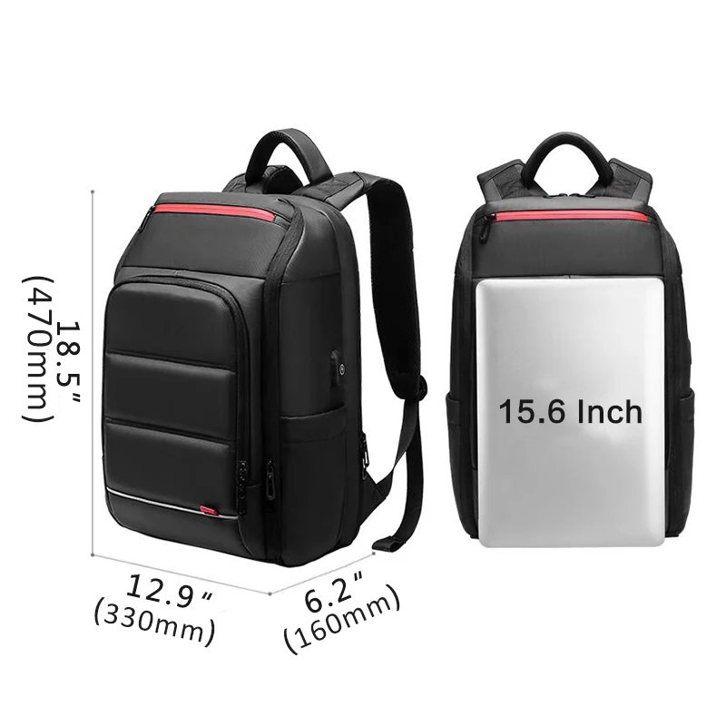 Men's Laptop Backpacks with USB Multifunction Waterproof Business Large capacity teen student bag mochilas femininas viagem