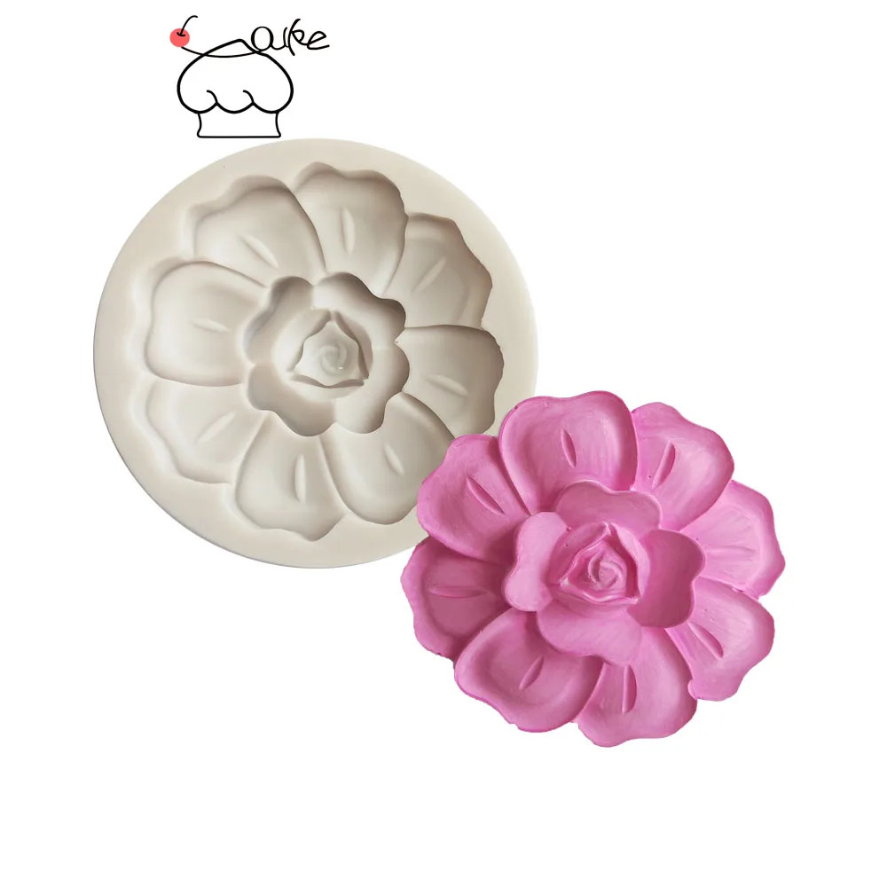 Aouke Beaute Fleur Decoration Moules Gateau Silicone Moule Pate A Sucre Bonbons Chocolat Gumpaste Moule D Argile J121 Aliexpress