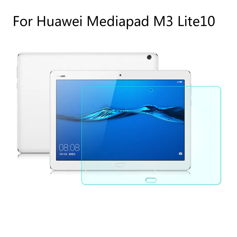 

2.5D 0.3mm Tempered Glass Membrane for Huawei Mediapad M3 Lite10 Bah-w09 Al00 L09 10.1" Case Toughened Steel tablet Screen Guard