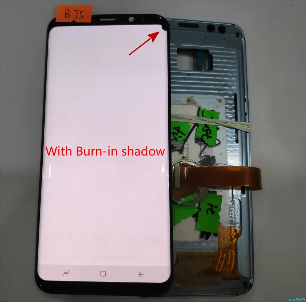 

NO.B75 for Samsung Galaxy S8+ S8 plus G955F G955A G955FD Defect lcd display with touch screen Digitizer Super AMOLED Screen