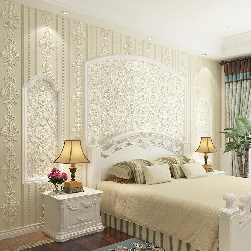 beibehang wallpaper living room European style bedroom wallpaper papel