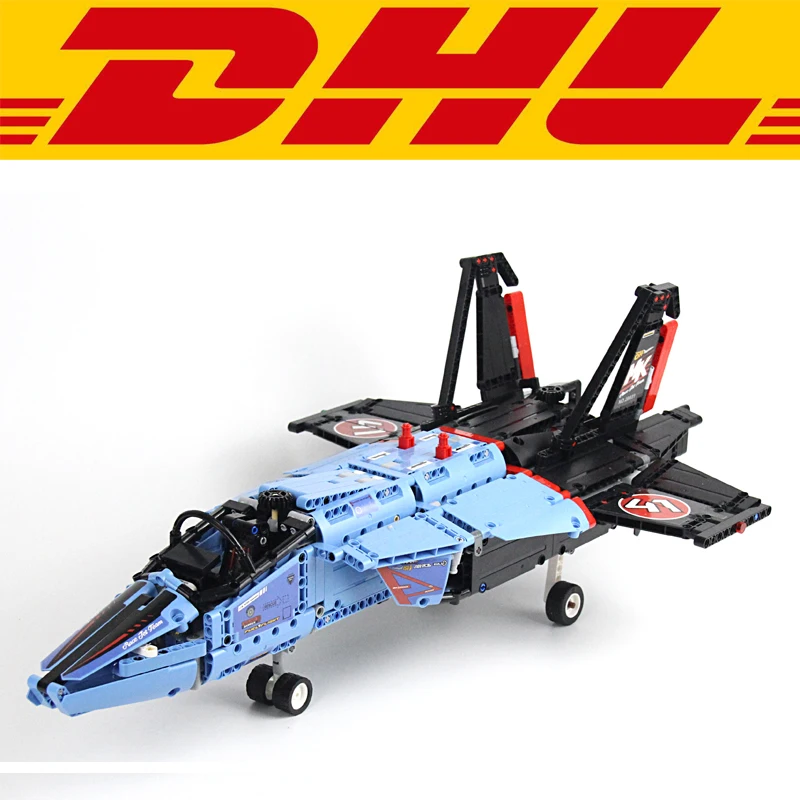 

2017 New 1151Pcs Technic Series Air Race Jet Model Building Kit Blocks Bricks Toys For Children Gift Compatible With 42066