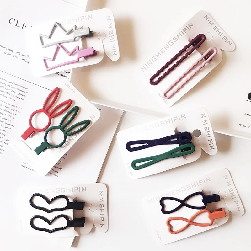 

1Pcs Princess Hairwear Kids Girls Hair Pins Cute Rabbit Crown Hair Clips Photography Multi-color Random Delivery