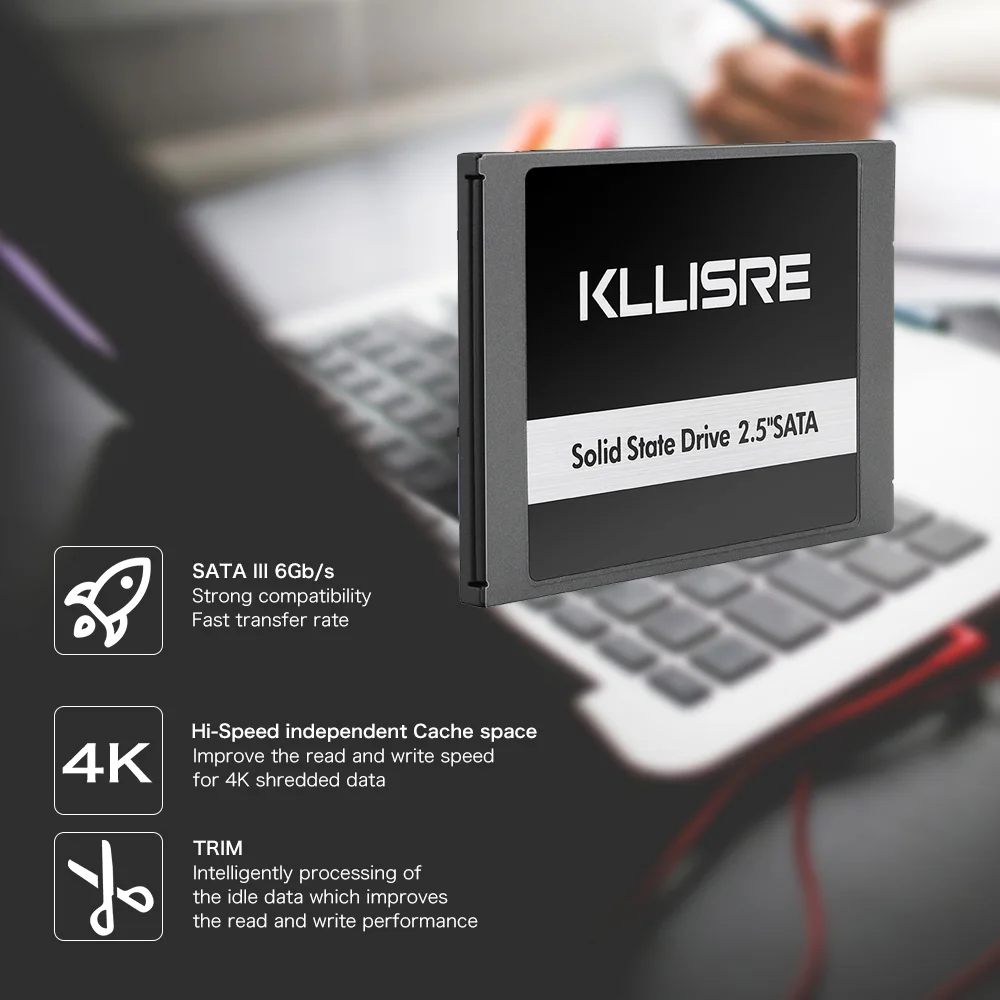 Kllisre SSD 60 ГБ 120 ГБ 240 ГБ 480 ГБ 6 ГБ/сек. Внутренние твердотельные накопители