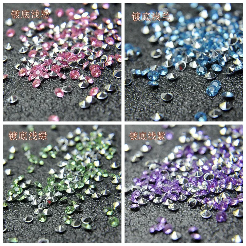 

2000pcs/Bag 8mm Point Back Round Acrylic rhinestones,Acrylic Plastic 3D Nail Art / Jewelry / Garment Rhinestone stones