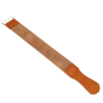 

Shaver Special Grinding Mouth Cloth, Swing Scraper Knife Cloth, Double Genuine Leather, Hardware Metal Ring Knife Leather