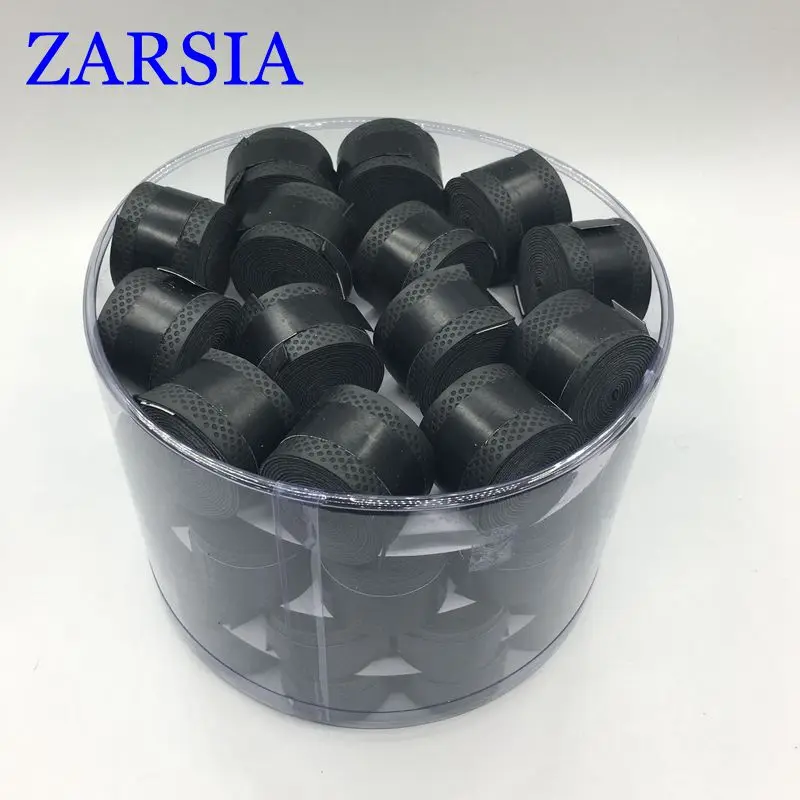 

10pcs ZARSIA dry feel pressure point Badminton racket over grip,tennis overgrips (black)