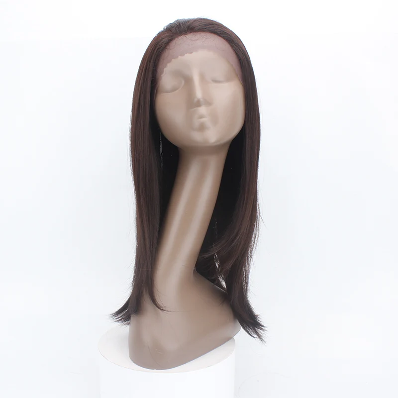 

Alinova Synthetic Straight Lace Front Wig 20 Inches Available 1.5X13.5 Lace Clousure 150% Density Pre Plucked For Black Women