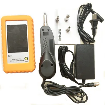 

Fiber Optic MicroScope Fiber Optic Connector Inspection Video optical fiber Inspection Probe and Display 250X