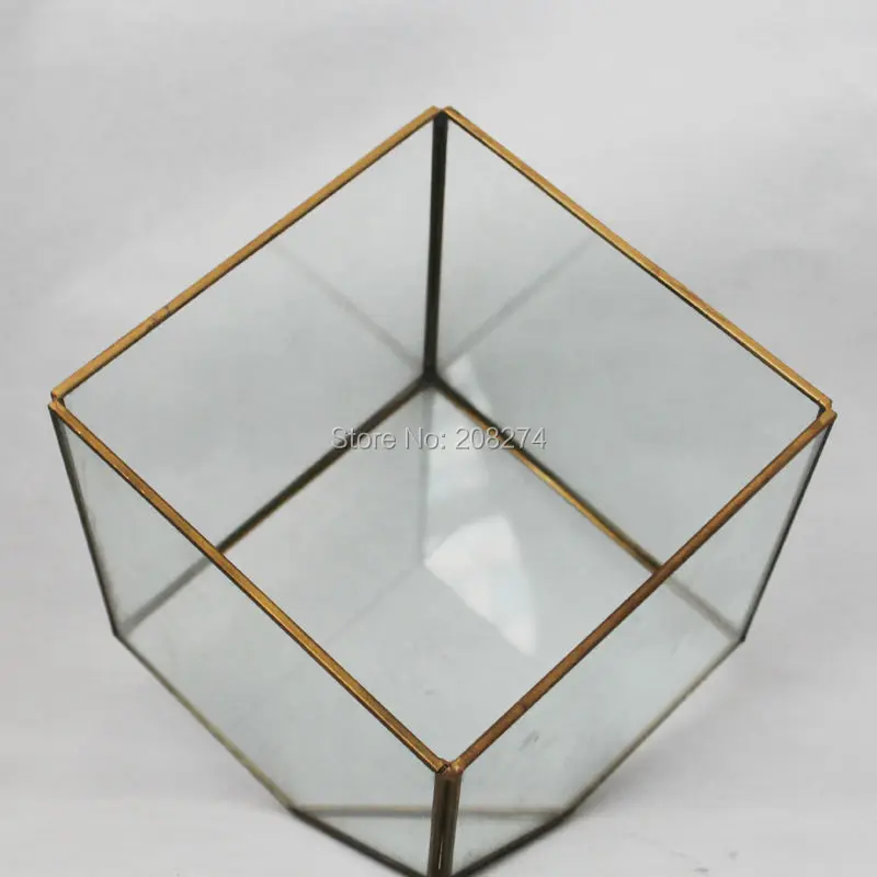 Glass Terrarium Pure Copper Soldered Glass Greenhouse Garden house