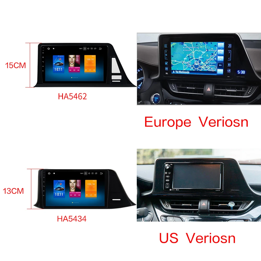 Clearance Dasaita Android 9.0 1Din Car Multimedia Player for Toyota C-HR CHR C HR GPS Navigation EU version 2016 2017 2018 with 9" IPS 4 Clearance Dasaita Android 9.0 1Din Car Multimedia Player for Toyota C-HR CHR C HR GPS Navigation EU version 2016 2017 2018 with 9" IPS 4