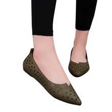 Женские сандалии на плоской подошве без застежки; Повседневная обувь; однотонные модные лоферы; обувь со звездами; лоферы на плоской подошве с круглым носком; zapatillas mujer; красивая обувь