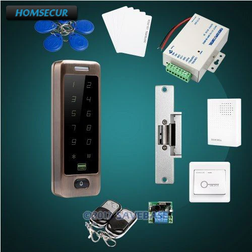 

HOMSECUR DIY FRID Access Control System For Easy Operation with Waterproof Electric NO Strike Lock